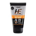 He De-Tan & Refreshing Cleanser For Men With Charcoal, Prevents Pimple Face Wash(100 Ml)