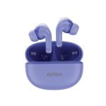 Intex Buds AERO TWS Bluetooth Earbuds with AI ENC, Deep Bass, 13mm Driver, Type-C Fast Charging, 32H Playtime, Low Latency, Touch Control, Voice Assistant, Wireless Earphones (Purple)