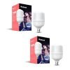 Goldmedal Thor 30W B22 Base LED Bulb For Home & Office | Energy Efficient | 230 Degree Light Coverage | Surge Protection up to 4KV | Rated Life 15000 Hrs |Warm White (3000K) |Pack of 2