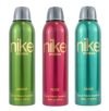 Nike Women Deodorant Spray Combo (Amber + Rose + Musk) – 200ml Each | Pack of 3 Long Lasting Body Spray | Odour Control & Freshness | Deo for Women