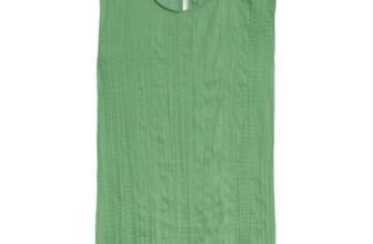 Marks & Spencer Plisse Round Neck Top