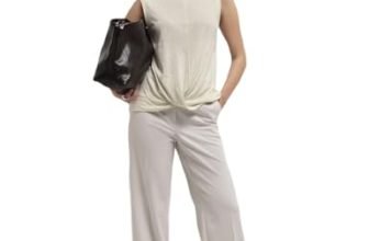 Marks & Spencer Linen Rich Draped Vest Top
