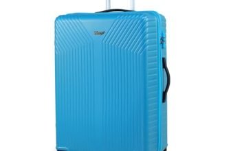 ACEPACK GLX 78 cms Teal Hard Sided Check-in Size Luggage Trolley Bag for Travel Suitcase with 8 Spinner Wheels for Men and Women