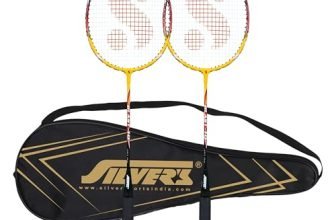 Silver’S Aluminium Blast Badminton Kit (2 Racquets With Full Cover)(Yellow/Black)