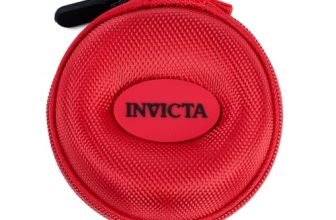 Invicta Single Watch Travel Zipper Red -IPM247-RED
