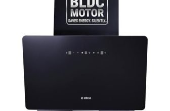 Elica 75cm 1400 m3/hr BLDC Filterless Autoclean Vertical Kitchen Chimney | Twin Suction Inlets| 15 Years Motor & 5 Years Comprehensive Warranty| KITTY FL 750 BLDC HAC LTW MS NERO |Black| Motion Sensor