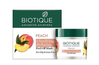 Biotique Bio Peach Clarifying And Refining Peel Off Mask For Oily And Acne Prone Skin, 50G