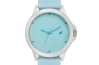Fastrack Analog Blue Dial Unisex’s Watch-38024PP64W, Silicone Band
