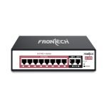 Frontech 8+2 Port PoE+ Switch | 120W PoE | 8×10/100 Mbps PoE Ports + 2 Uplink Ports | 250m Extend Mode | Plug & Play | Network Protection | Ideal for CCTV, IP Camera, Router & Office Use (NC-0079)