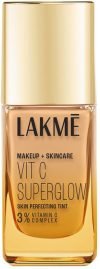 Lakmé VitC Srglow Skin Perfecting Tint Warm Crme W120 Foundation(Warm Crme, 25 ml)