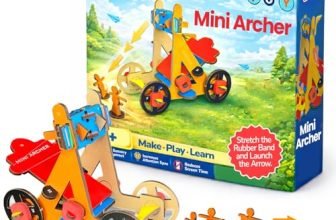 ZIVVY Stem Toy Mini Archer| Toys for Boys 7-14 Years | Science Experiment kit | Educational Toys for 3 Year Old | Puzzle Game for Kids 7 to 10 Years