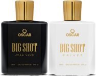 OSCAR Big Shot Jazz Club & Privee Premium Perfume Combo | Strong & Long Lasting Eau de Parfum  –  200 ml(For Men & Women)