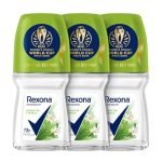 Rexona Matcha Tea & Vanilla Antiperspirant Roll-On | For Women | 72H Odour Protection | Limited Edition Pack – Icc Women’S Cricket World Cup India 2025 |50 Ml (Pack Of 3)
