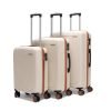 ACEPACK – MEGATRON Set Of 3 Pieces (Small + Medium + Large) Trolley Bag, Lightweight Luggage Suitcase With Spinner 8 Wheel, Unbreakable Polypropylene Hard Shell, In-Built Number Lock, 3 Years Warranty