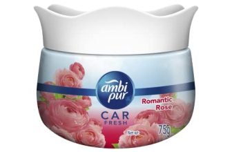 Ambi Pur Car Freshener Gel, Romantic Rose, 75 G