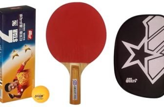 DHS TT Ball 40MM 2 Star Orange (10 Pcs Box) 60 PCS with Smart PRO TT BAT Moon and DHS BAT Cover