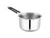 Zensil Stainless Steel TriPly Saucepan 14 cm, 1 LTR with Heat-Resistant Handle, Sauce Pan Heavy Bottom, Fast Heating, Tea Milk Pan, 5 Year Warranty | Serves Ideal for 2-3 People