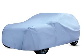 Amazon Brand – Solimo SUV Car Cover, White (SUV 300, BRV, Venue, WRV, Creta, Breeza, Jeep Canvas, Ecosport, etc.)