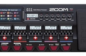 Zoom G11 Guitar Multi-Effects Processor with Expression Pedal, with Touchscreen Interface, 100+ Built in Effects, Amp Modeling, IR, Looper, Audio Interface for Direct Recording to Computer