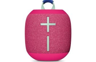 Ultimate Ears WONDERBOOM 4 Portable Waterproof Bluetooth Speaker with Big Bass and 360-Degree Sound, Dustproof Floating Speaker with 40 m (131ft) Range – Hyper Pink