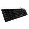 Logitech G512 Mechanical Gaming Keyboard,RGB Lightsync Backlit Keys,GX Brown Tactile Key Switches,Brushed Aluminum Case,Customizable F-Keys,USB Pass Through – Black