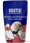 BOGATCHI Silver Balls for Cake Decoration | Topping for Cake & Other Baking Items| Colored Sugar Confectionary | Cake Decorating Sprinkler |Gluten Free & Vegan |75g