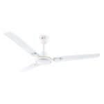 Orient Electric 1200 mm Pacific Air Déco| Decorative ceiling fan | Powerful airflow| BEE1 Star Rated | 2-year warranty | White Silver, pack of 1