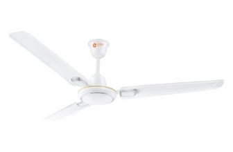 Orient Electric 1200 mm Pacific Air Déco| Decorative ceiling fan | Powerful airflow| BEE1 Star Rated | 2-year warranty | White Silver, pack of 1