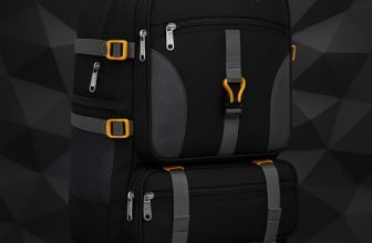sky spirit 65L Rucksack Backpack for Trekking, & Travel | Expandable | Shoe Compartment | Rucksack  – 65 L(Black)