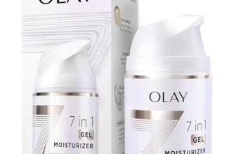 Olay 7In1 Ultra-Light Gel Moisturizer | Niacinamide, Vitamin C, Collagen Peptides | Fights 7 Issues For Smooth & Glowing Skin | Normal To Oily Skin | Dermatologically Tested | Non Comedogenic | 50G