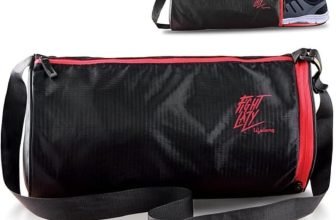 Lifelong LLGB02 Gym Bag|Unisex Bag|Adjustable Shoulder Bag for Men(Black, Sling Bag)