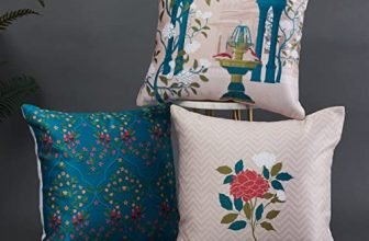 Home Centre Corsica Bela Floral Printed Cushion Cover – 40x40cm – Set of 3