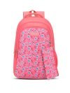 Lavie Sport Amber 36L Pink Backpack | Fits Upto 15 Inch Laptop | Organizer & Bottle Holder |Pencil Pouch | Gift for Men, Women, Boys, Girls | Laptop Sleeve for School & College