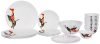 Larah by Borosil Stargazer Fluted Series Opalware Dinner Set | 28 Pieces for Family of 6 | Microwave & Dishwasher Safe | Bone-Ash Free | Crockery Set for Dining & Gifting | Plates & Bowls | White