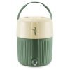 Milton Kool Pristine 22 Insulated Plastic Water Jug, 19 litres, Green | Food Grade | Easy to Carry | BPA Free