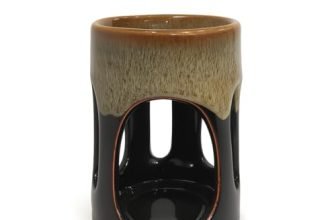 Cortina Ceramic Electric Wax Melt Warmer with Silicone Dish Fragrance Oil Burner for Wax Melts & Essential Oils Stylish for Home Bedroom Office Decor & Gift Use Color 8 (Warmer Only Wax Not Included)