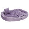 Amazon Basics Polyester Xxl Pet Bed With Cushion | Ideal For Big Dogs | Washable | Suitable For Multiple |110 X 93 X 20 Cm