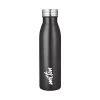 MILTON Breeze 750 Stainless Steel Water Bottle 730 ml, Single Walled, ISI Certified I Leak Proof Lid, Rust Proof I For School, Office, Gym I Mettalic Black