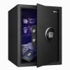 Amazon Basics 50 Litres Digital Safes for Home & Office – Digital Lock 2-in-1 unlocking | locker safe with Motorized Door Locking Mechanism | Size : 50 H x 35 W x 33 D(cm) | Black | Weight: 17 Kgs