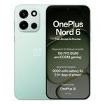 OnePlus Nord 6 | 8GB+256GB | Fresh Mint | Snapdragon 8s Gen 4 | Segment’s First Stable 165FPS Gaming | Segment’s Largest 9000mAh Battery | Most Complete IP Rating | Personalized AI