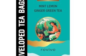 TE-A-ME Green Tea Bags 100 pcs, Ginger, Mint & Lemon, 100 Teabags | Green Tea Bags