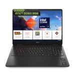 HP Omen, Intel Core Ultra 7 255H, 8GB RTX 5060 (24GB DDR5, 1TB SSD) 165Hz, 2k WUXGA, 3ms, 400 nits, 16”/40.6cm, Win11, M365* Office24, Black, 2.42kg, an0015TX, RGB, Gaming Laptop