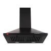 Pigeon 60 cm 1250 m3/hr Pyramid Kitchen Chimney with Elegant Look, Baffle Filter, Push Button, Efficient Dual LED Lamps (Black)