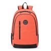Gear Eco4 19L Small Water Resistant School Bag/Casual 4 Compartment Backpack/Travel Daypack/Kids Bag/College Bag for Boys/Girls/Men/Women (Orange-Black)