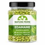 Nature Prime Edamame Seeds 400g | Roasted & Healthy Snack | High Protein, High Fiber | Non-GMO Soybeans | Premium Quality Crunchy Seeds