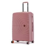 Nasher Miles Polypropylene Spinner Seattle Hard-Sided Check-In Luggage 28 Inch | 75Cm | 8 Wheels Large Trolley Bag For Travel | Suitcase (Rose Gold)