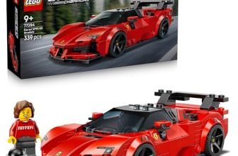 LEGO Speed Champions Ferrari SF90 XX Stradale Sports Car – Model Car and Building Set – 77254