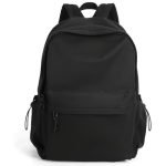 Glowic Laptop Backpack, 2 Compartments, Bottle Holder, Organizer, School Bag For Boys And Girls, College Bag For Women And Men, Office Bag, Travel Bag (Black)