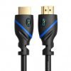 C&E Latest Technology 4K HD HDMI Cable 30 AWG (12ft) High Speed 3D Full HD 1080p Support (3.6 Meters) Compatible HD TV, Blu-ray, Xbox, PS4/3, PC, Fire TV- Black (2 Pack) CNE33241