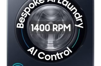 Samsung 12 kg, 5star, AI Control, AI Ecobubble, Super Speed, Wi-Fi, Hygiene Steam with Inbuilt Heater, Digital Inverter, Fully-Automatic Front Load Washing Machine (WW12DG6B24ASTL, Navy)